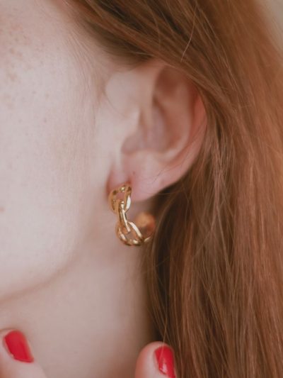Boucles d'oreilles chaîne