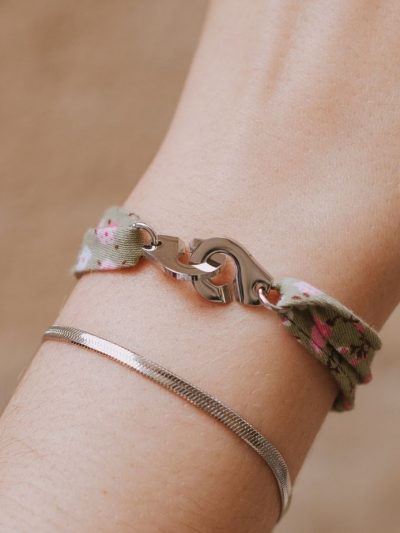 bracelet menotte rosa