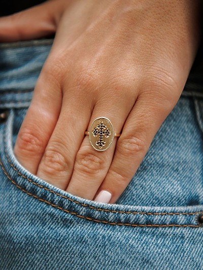 Bague en plaqué or