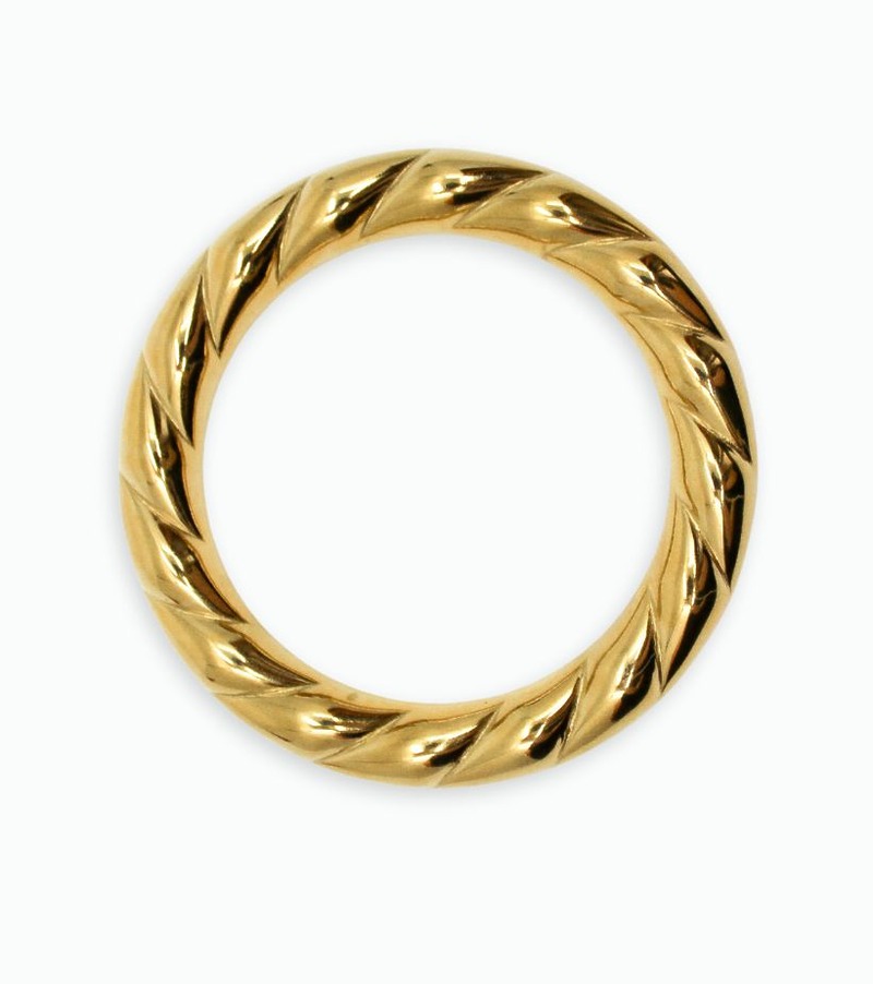Bracelet jonc torsadé