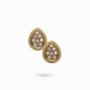 Boucles d'oreilles acier inoxydable doré