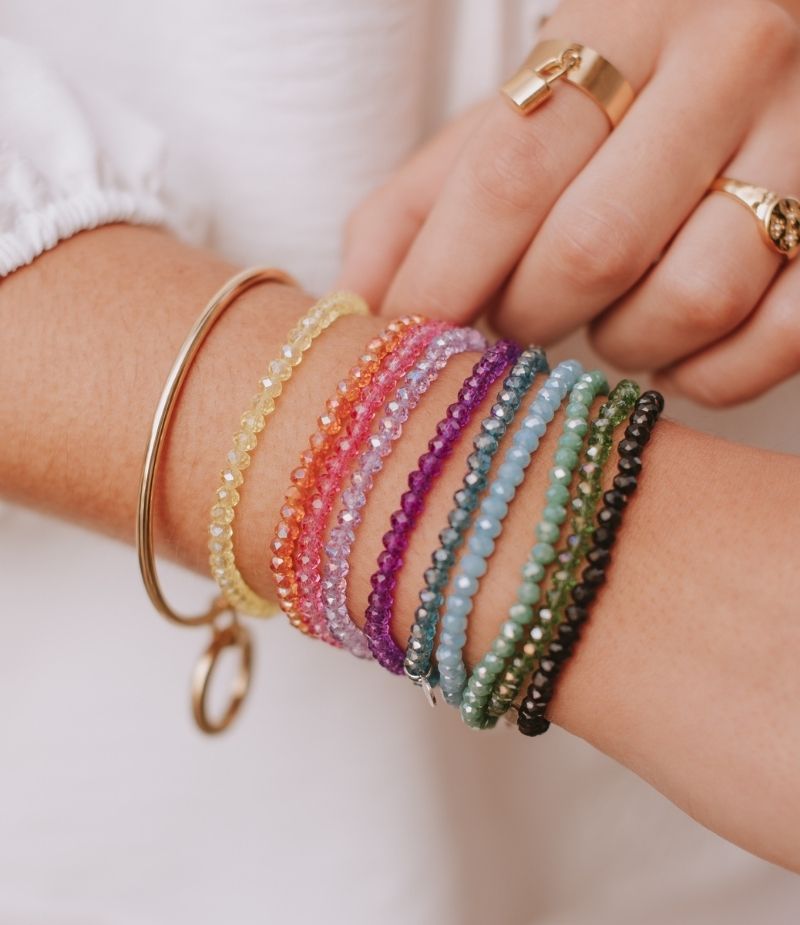 bracelets cristaux