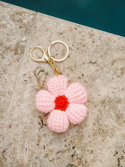 Porte clé fleur