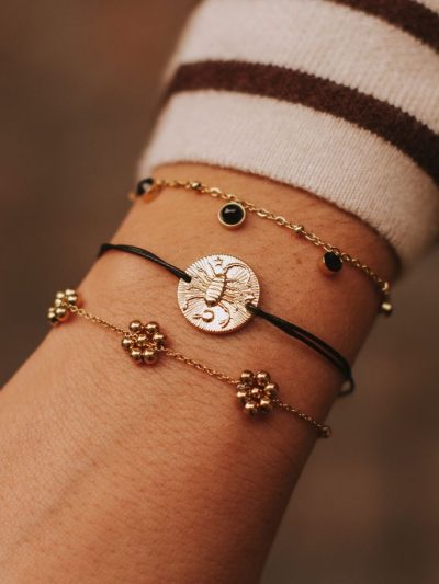 bracelet à fleurs