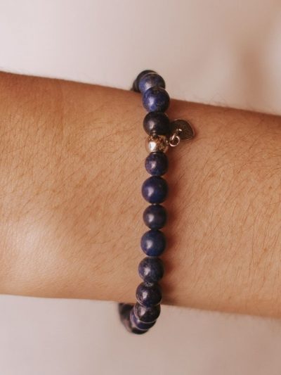 bracelet lapis lazuli veritable