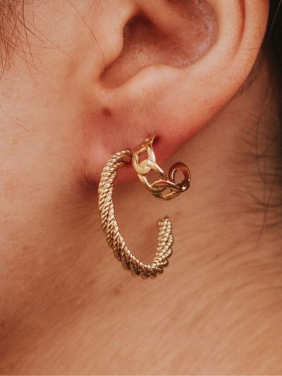 boucles d'oreilles acier chirurgical