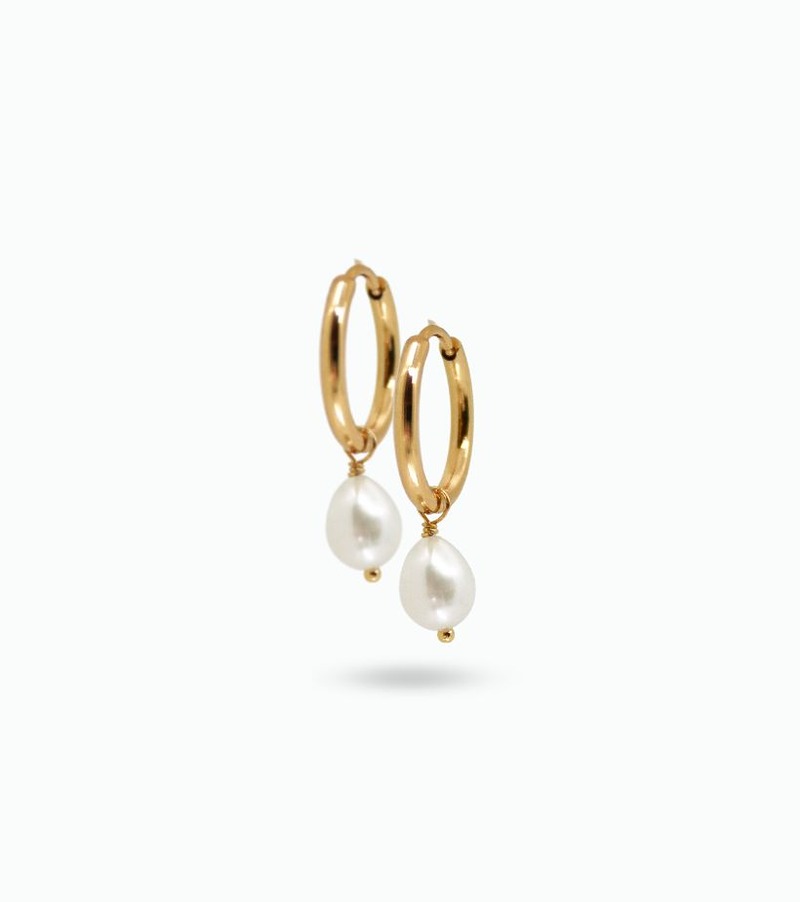 Boucles d'oreilles nacre