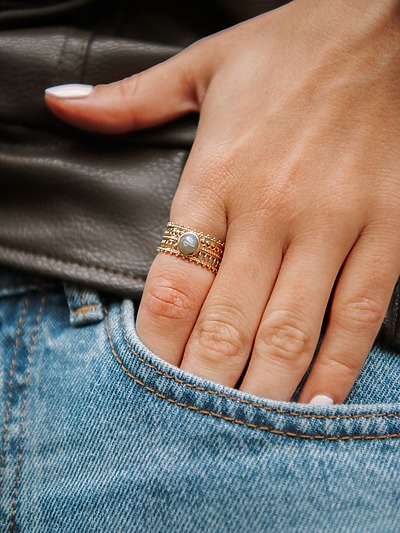 Bague en plaqué or