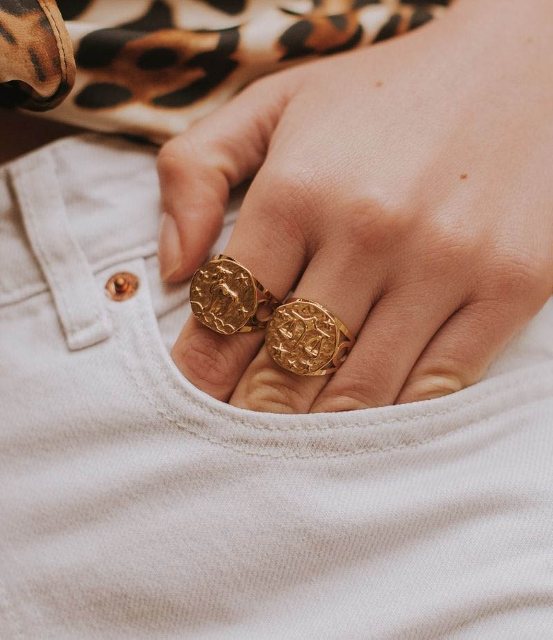 bague signe astrologique