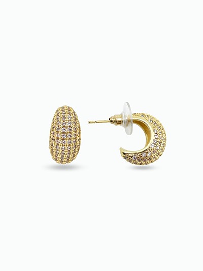 Boucles d'oreilles strass pendantes