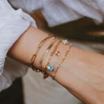 bracelet fleur perle