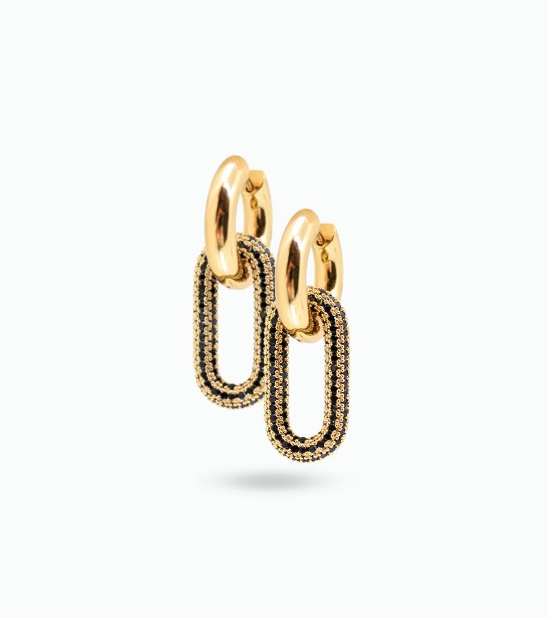 Mini créoles avec pendentif