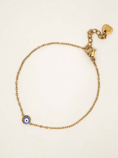 bracelet avec œil bleu