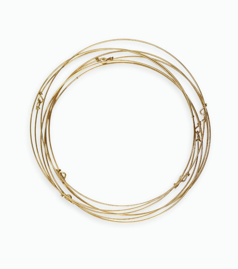 Bracelet multi rang doré