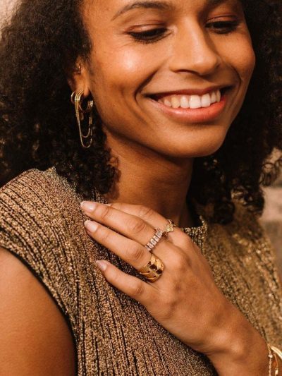 Bague épaisse femme