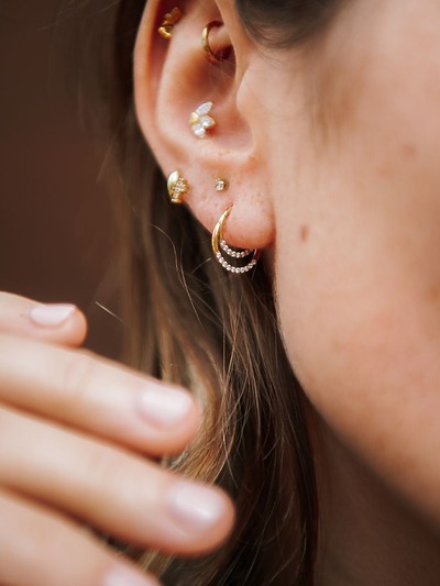 Piercing acier chirurgical