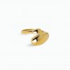 Bague ouverte dorée