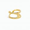 bague femme acier