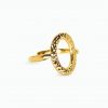 bague avec pendentif acier inoxydable