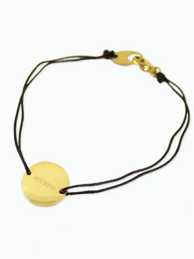 bracelet cordon scorpion