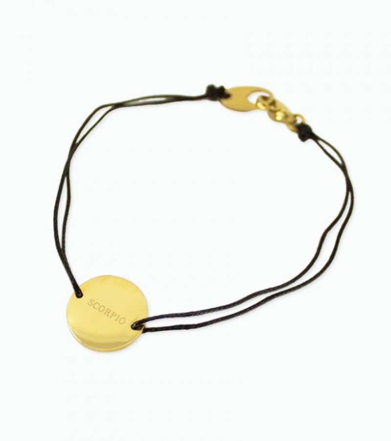 bracelet cordon scorpion
