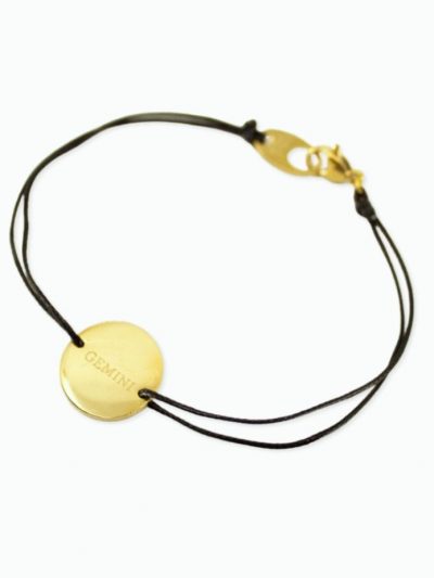 bracelet cordon gemeaux
