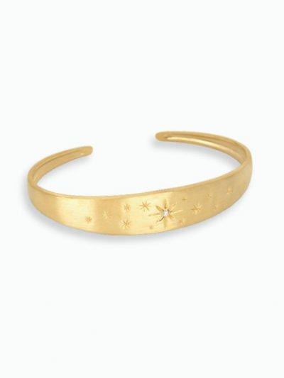 bracelet jonc plaqué or