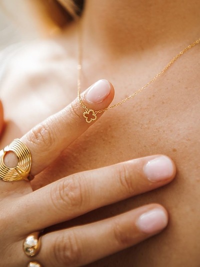 Bague en acier pour femme