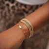 Bracelet avec croix pour femme
