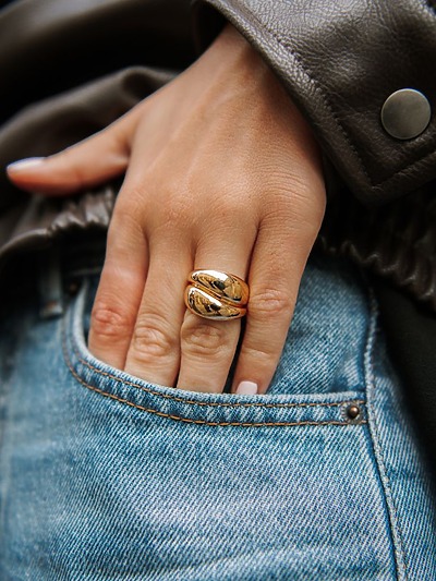 bague plaqué or