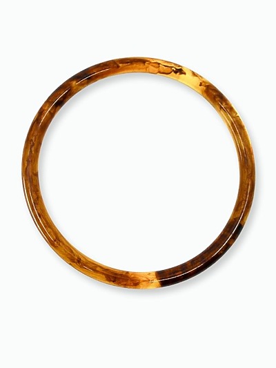 Bracelet jonc fantaisie camel