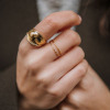 Bague acier inoxydable pour femme