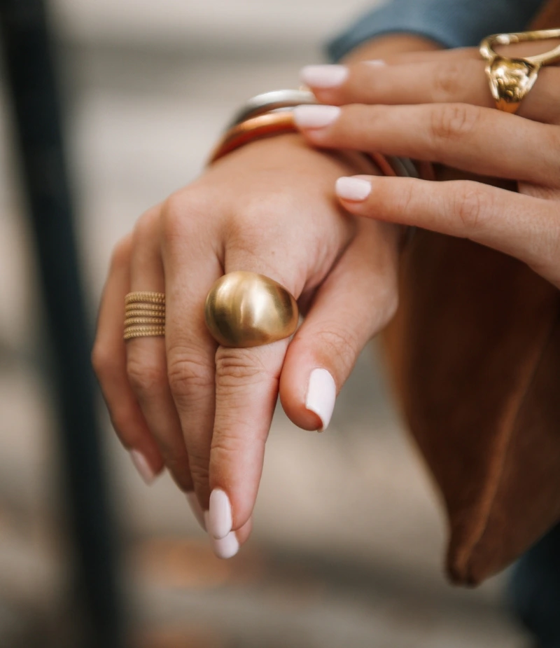 Bague Inoxydable Hannah - Bijoux Cailloux