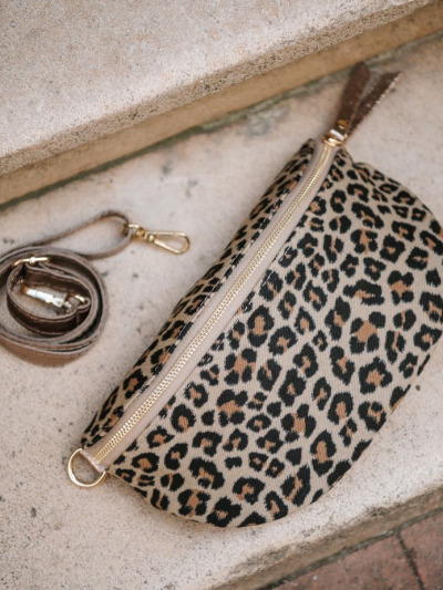 Sac banane léopard
