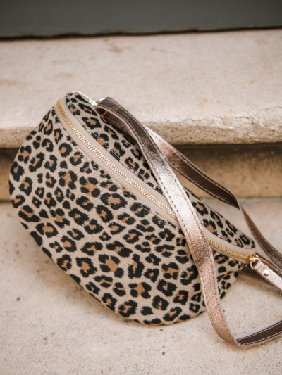 Sac banane léopard