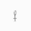 Boucles d'oreilles créoles croix