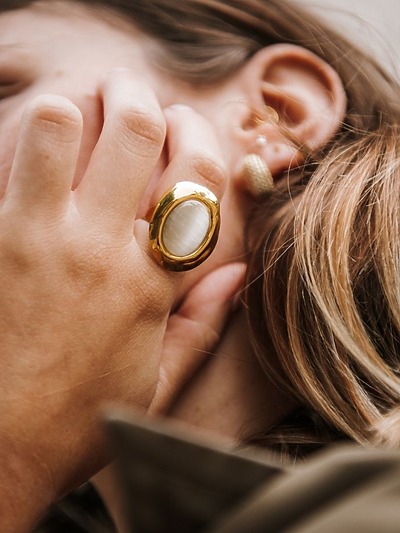 Bague épaisse femme