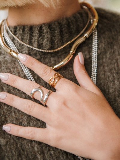 Bague chaine d'ancre