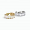 Bague strass femme