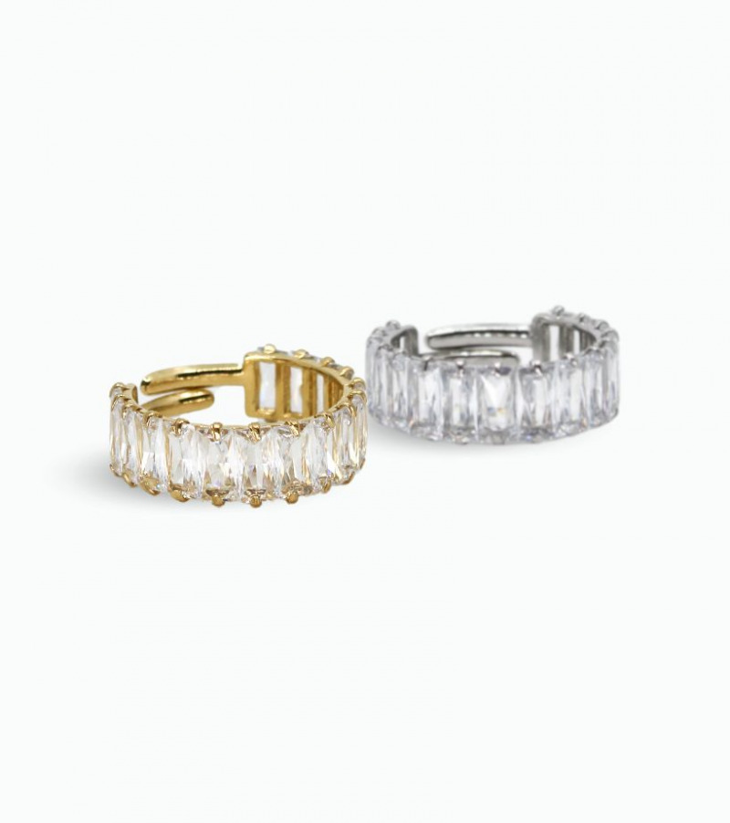 Bague strass femme