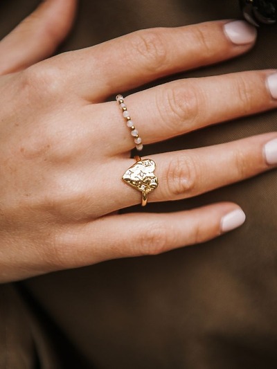 Bague strass femme