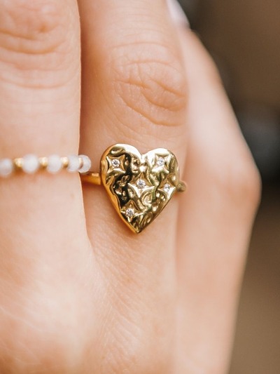Bague strass femme