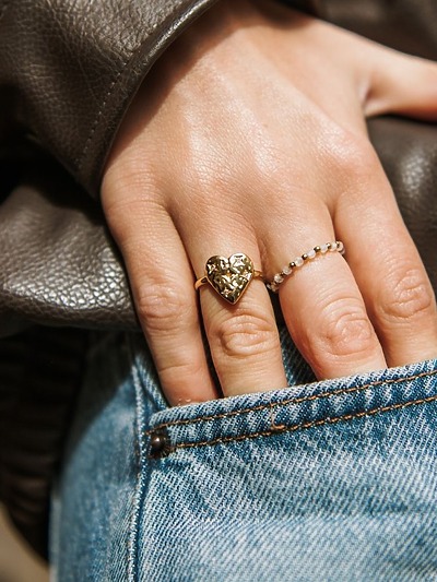 Bague strass femme