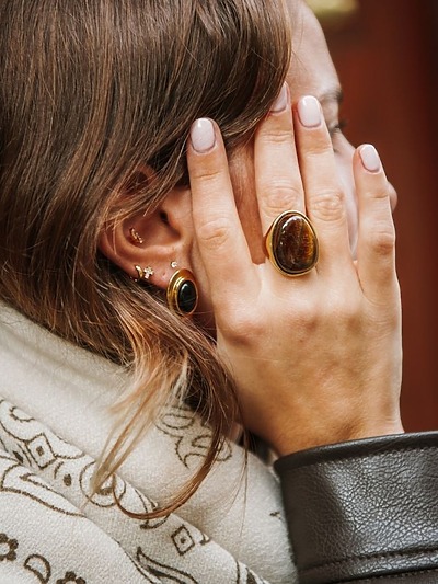 Bague grosse pierre​