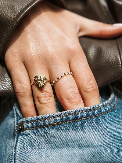 Bague élastique femme
