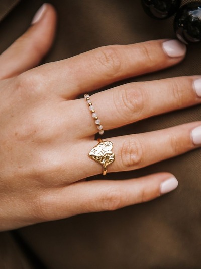 Bague élastique femme