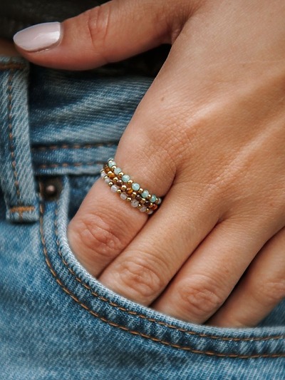 Bague élastique femme