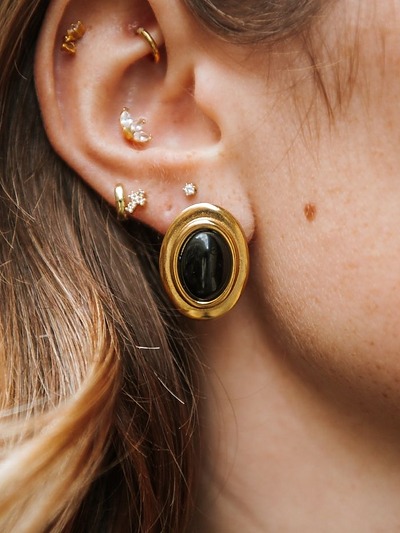 Boucles d'oreilles acier inoxydable