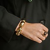 Bracelet épais femme​ doré
