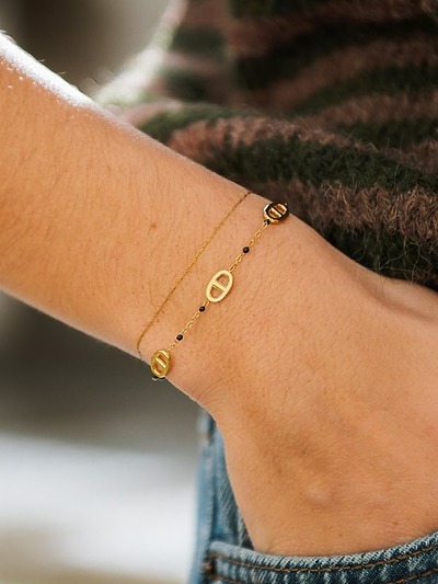 Bracelet perles fines femme